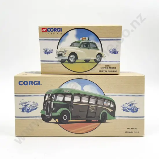Two Boxed Corgi Models