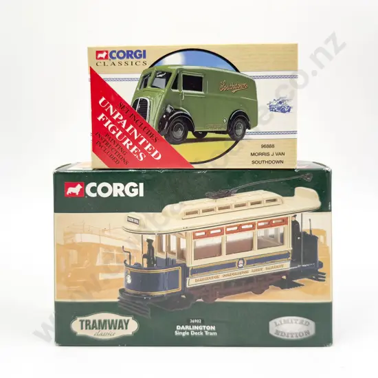 Two Boxed Corgi Models