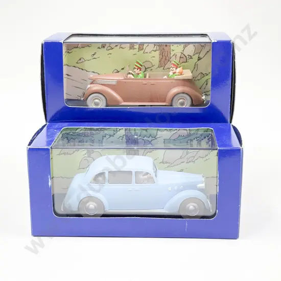 En Voiture TinTin Two Vehicle Models La voiture de Bianca Castafiore and  La Ford V8 decapotable