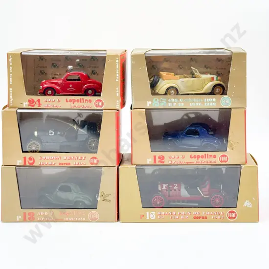 Six Boxed Brumm Vintage Car Models