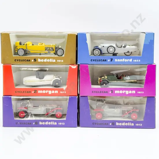 Six Boxed Brumm Vintage Car Models