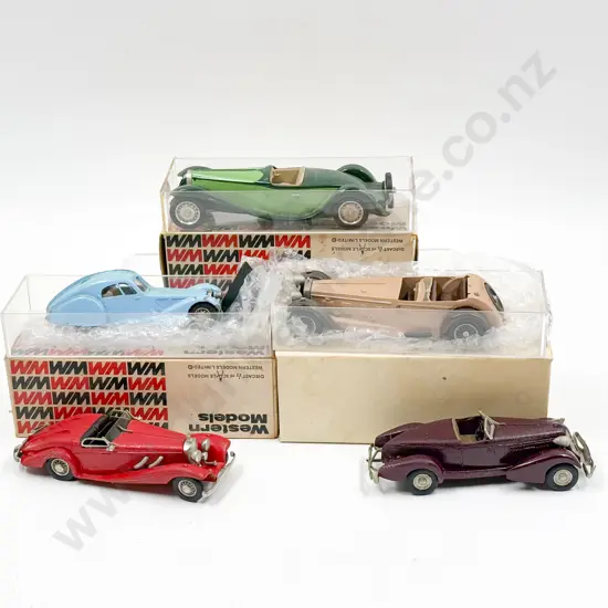 Collection Six Western Models Vintage Vehicles with faults