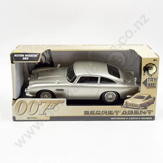 Boxed Toy State 007 Secret Agent Aston Martin DB5 with lights and sounds