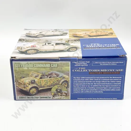 Boxed Collectors Showcase Military Miniatures Ster 1500 Command Car Ltd Ed 49/300
