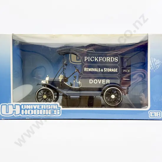 Boxed Universal Hobbies 1:18 Ford Model T Delivery Van Pickfords