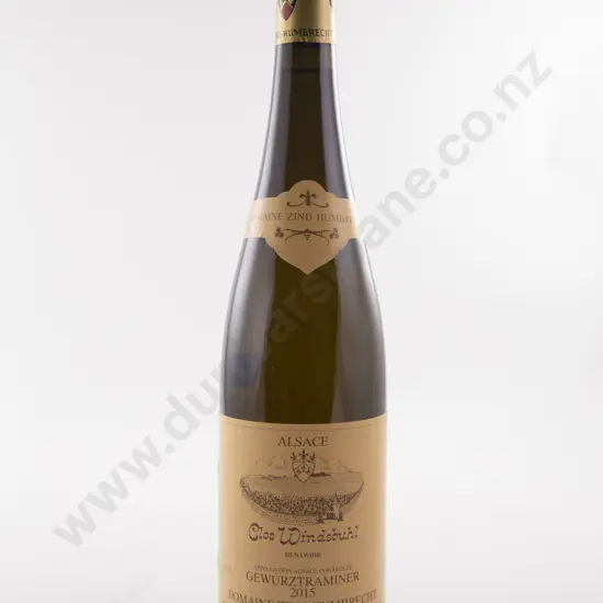 1 Bottle French Dom Zind Humbrecht "Clos Windsbuhl" Hunawhir 2015 Gewurztraminer