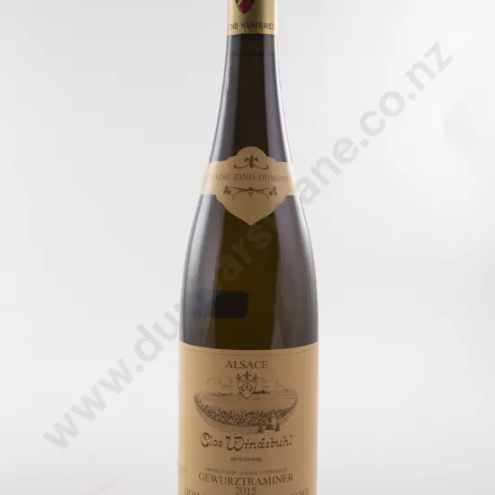 1 Bottle French Dom Zind Humbrecht "Clos Windsbuhl" Hunawhir 2015 Gewurztraminer
