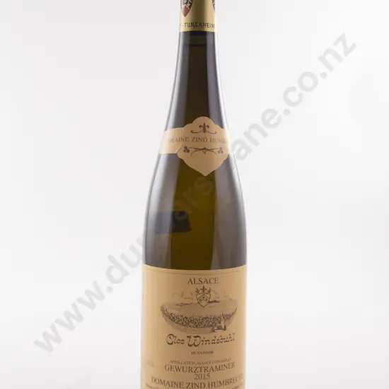 1 Bottle French Dom Zind Humbrecht "Clos Windsbuhl" Hunawhir 2015 Gewurztraminer