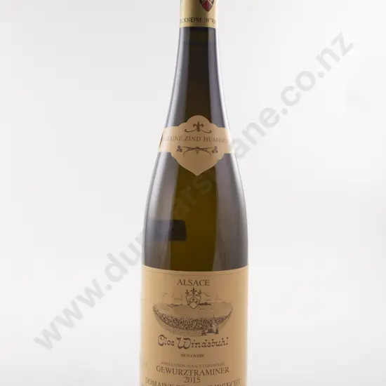 1 Bottle French Dom Zind Humbrecht "Clos Windsbuhl" Hunawhir 2015 Gewurztraminer