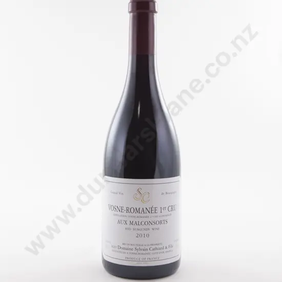 1 Bottle French Dom Sylvain Cathaird Vosne-Romanee Premier Cru Aux MALCONSORTS 2010 Burgundy