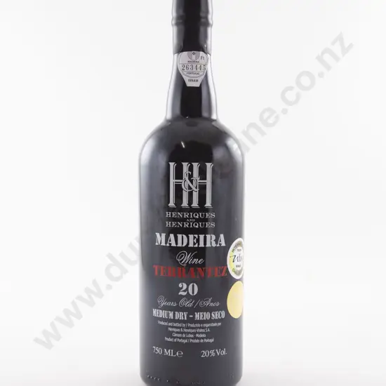 1 Bottle Henriques & Henriques 20 Year Old "TERRANTEZ" Madeira