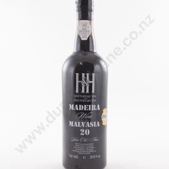 1 Bottle Henriques & Henriques 20 Year Old "MALVASIA" Madeira