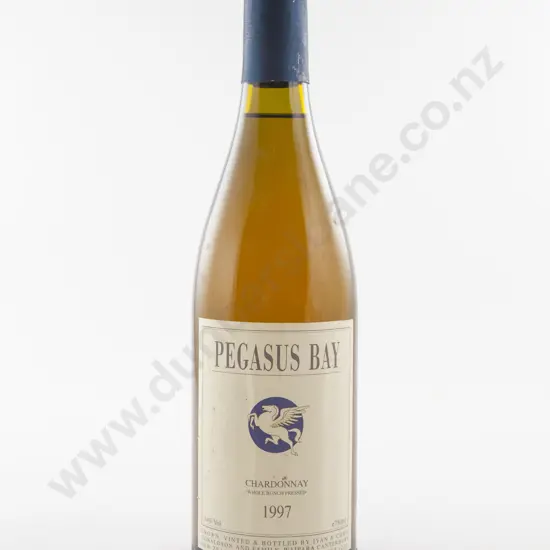 1 Bottle NZ Pegasus Bay Whole Bunch Pressed Chardonnay 1997