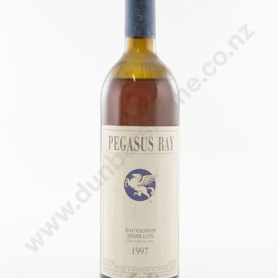 1 Bottle NZ Pegasus Bay Sauvignon Semillon Oak Aged on Lees 1997