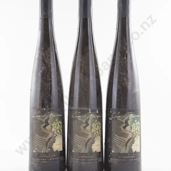 3 Bottles NZ Chard Farm Judge & Jury Chardonnay 1994