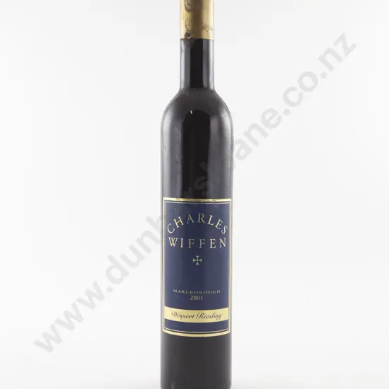 1 Bottle NZ Charles Wiffen Dessert Riesling 2001
