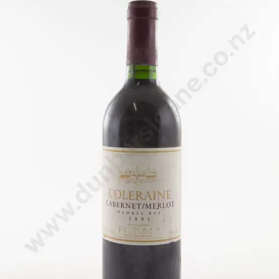 1 Bottle NZ Coleraine Te Mata Estate Cabernet/Merlot 1991