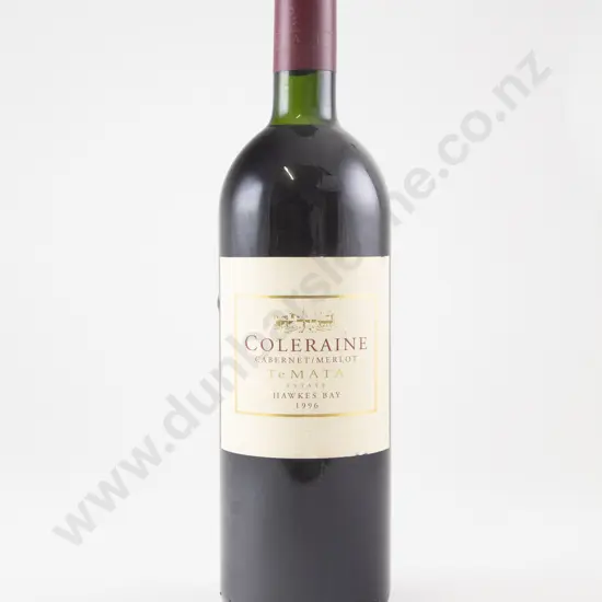1 Bottle NZ Coleraine Te Mata Estate Cabernet Merlot 1996