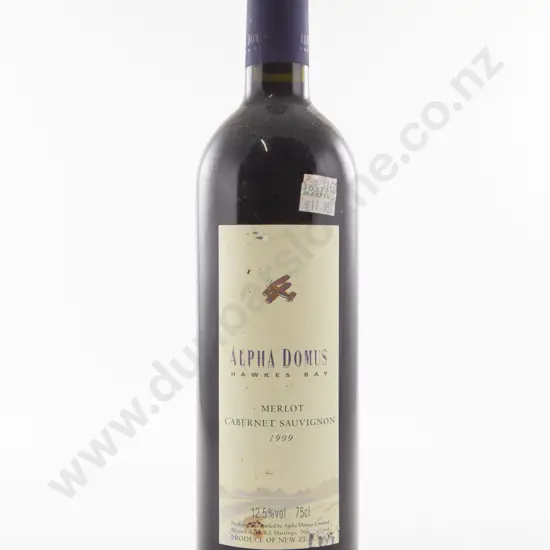 1 Bottle NZ Alpha Domus Merlot Cabernet Sauvignon 1999