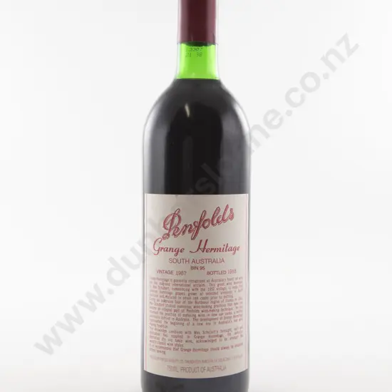 1 Bottle Australian Penfolds Grange Hermitage BIN 95 Shiraz 1987