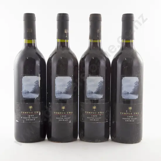 4 Bottles Australian Tempus Two Hunter Valley Shiraz 1999