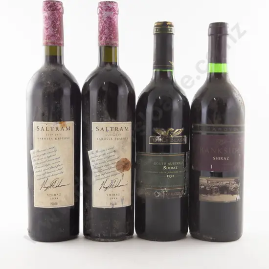 4 Bottles Assorted Australian Shiraz