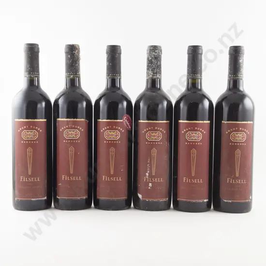 6 Bottles Australian Grant Burge Filsell Barossa Shiraz 2000