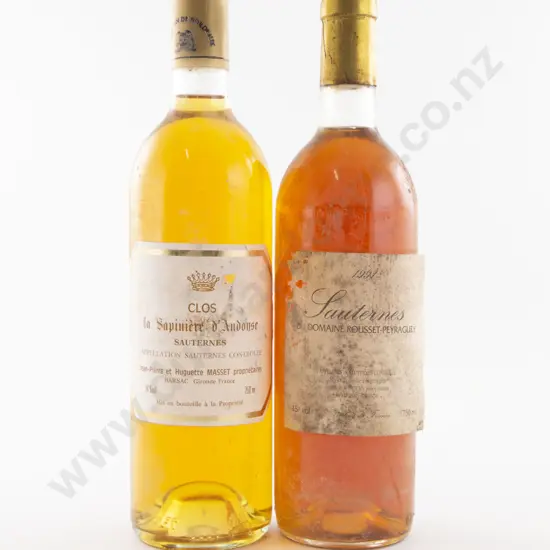 2 Bottles French Grand Cru Sauternes
