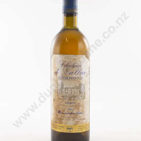1 Bottle French Chateau de Callac Cuvee Prestige Grand Cru 1996 Bordeaux