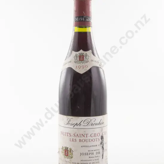 1 Bottle French Joseph Drouhin Nuits Saint Georges Les Boudots Burgundy 1990