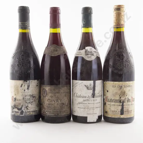 4 Bottles French Various Grand Cru Burgundy