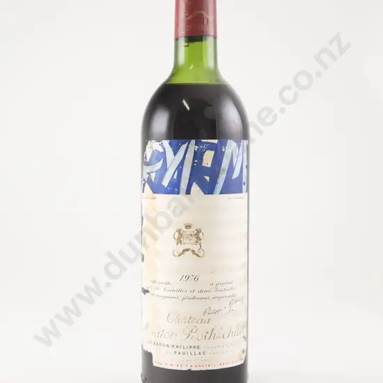 1 Bottle French Chateau Mouton Rothschild Bordeaux 1976