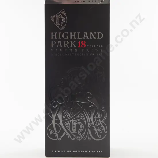 1 Bottle Highland Park 18 Year Old 'VIKING PRIDE" Orkney Single Malt Scotch Whisky