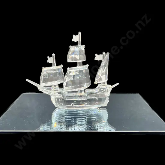 C1991 Boxed Swarovski Crystal "When we were Young" Santa Maria