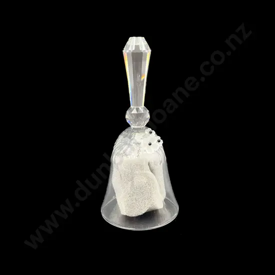 C1987 Boxed Swarovski Crystal "Exquisite Accents" Table Bell Small