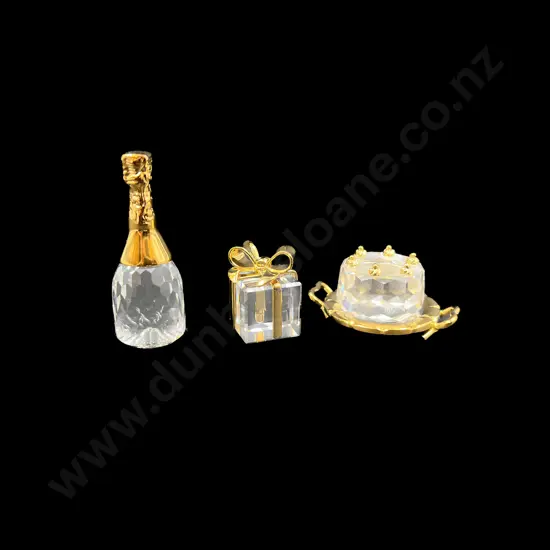 Three Boxed Swarovski Crystal "Crystal Memories" Presents