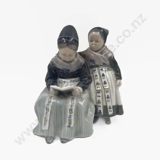 Royal Copenhagen Figure of Two Girls Reading