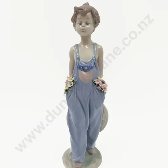Lladro Figure of a Young Country Boy