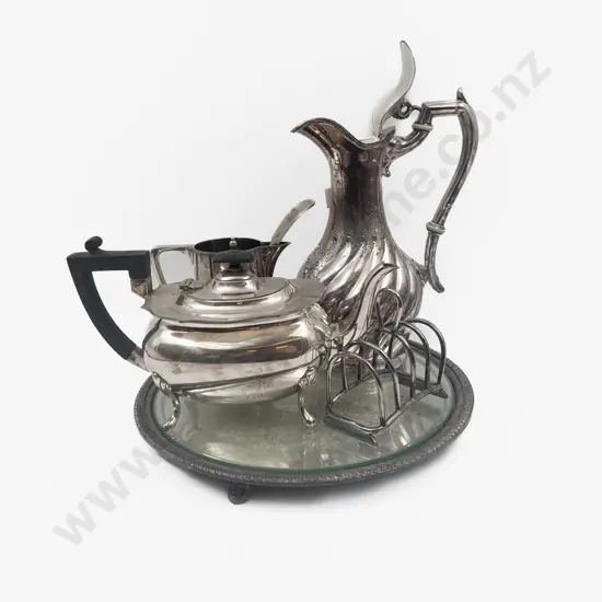 Selection of Assorted S/Plate including Claret Jug