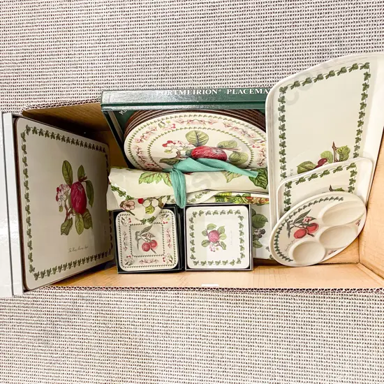 Box of Assorted Portmeirion Placemats etc