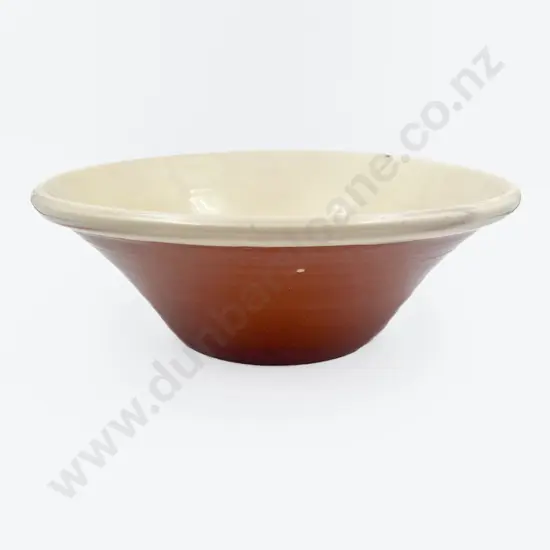 Vintage Glazed Terracotta Mixing Bowl