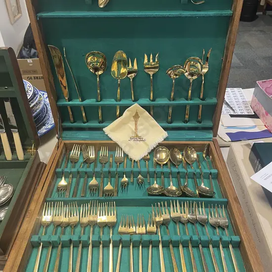 Canteen of Thai Brass Cutlery