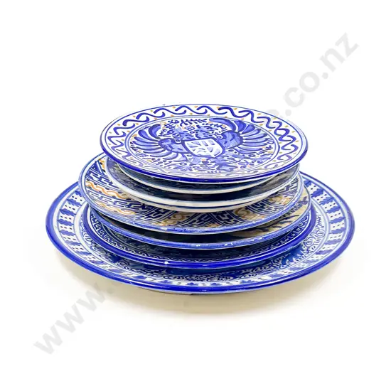 Qty of Assorted Decorative Wall Plates Etc with Charger