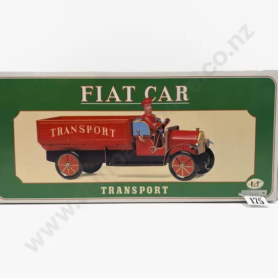 Boxed Made in China Tin Plate Fiat Car Transport