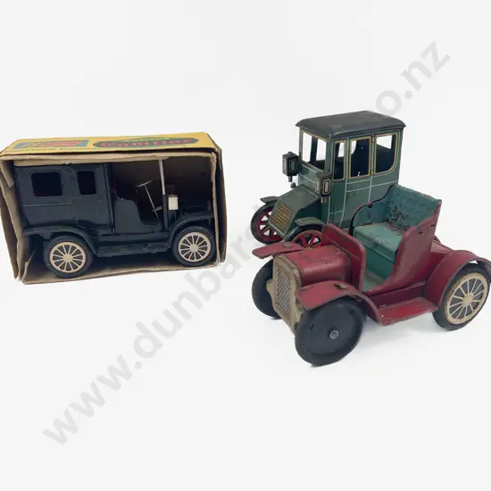 Three Lever Action Tin Plate Vehicles