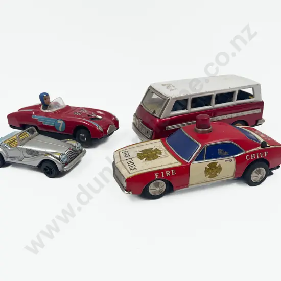 Four Various Tin Plate Vehicles