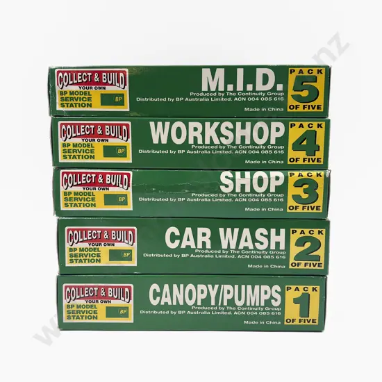 Sets One to Five BP Model Service Station Kits