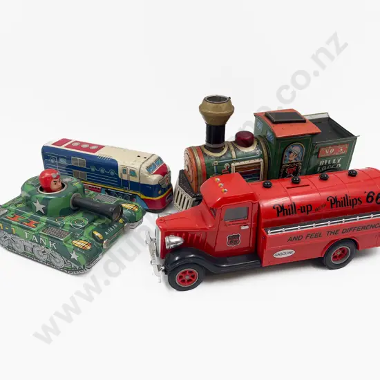 Four Various Tin Plate Vehicles
