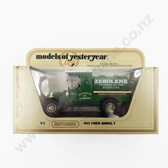 Boxed Models of Yesteryear Zerolene