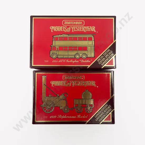 Two Boxed Special Models of Yesteryear